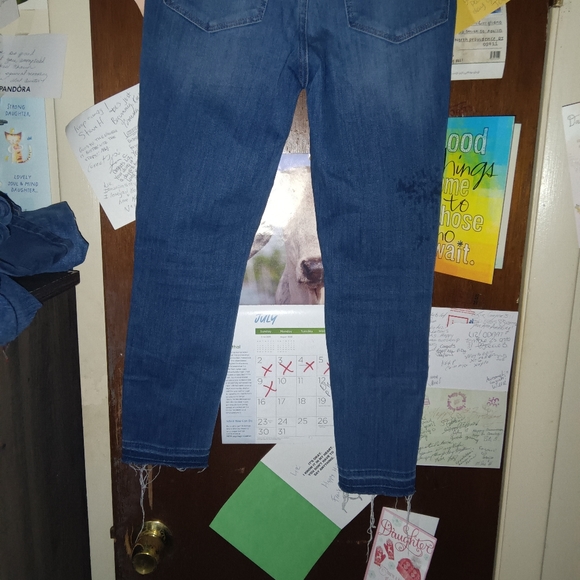 MADEWELL 10" HIGH RISE skinny jeans distressed - Picture 8 of 8